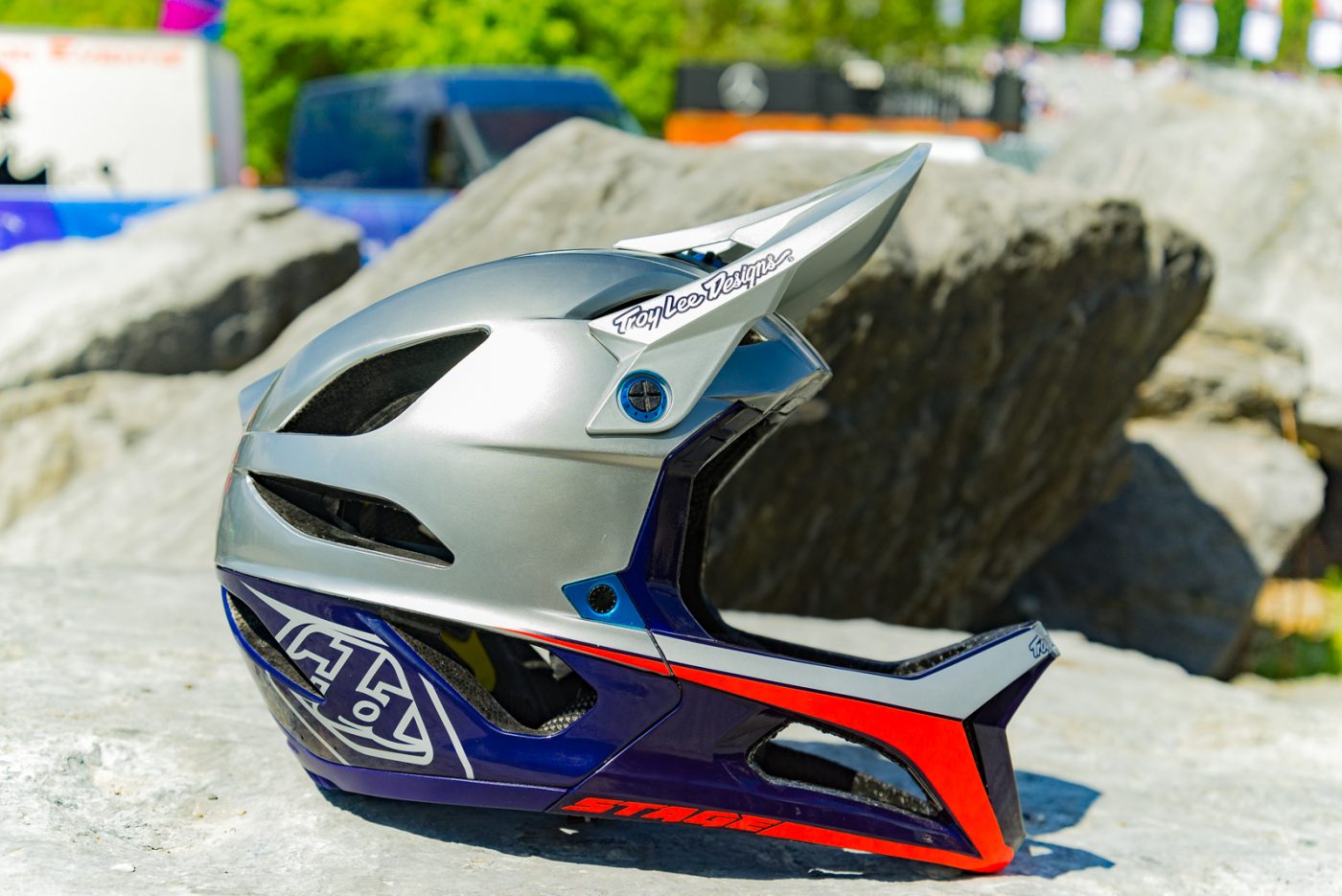 The Troy Lee Designs Stage helmet finally landed and looks awesome